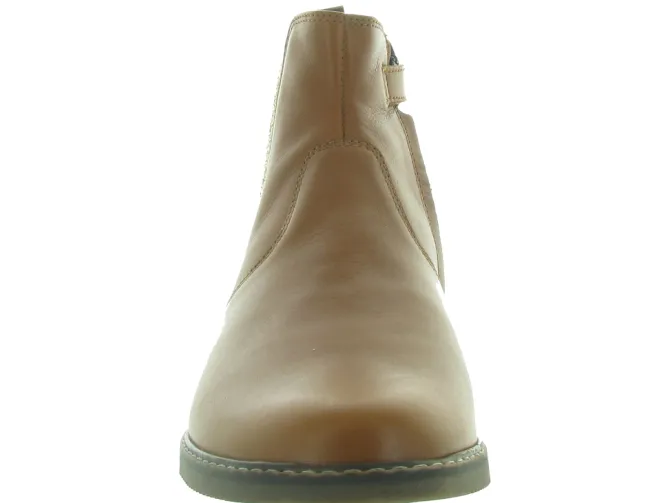 bottines et boots - - junior fille - Cuir - Marron - Pom d api