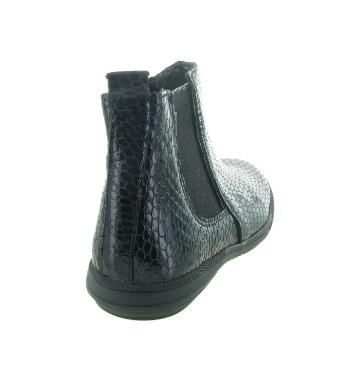 bottines et boots - - junior fille - Synthétique - Bleu Marine - Bopy