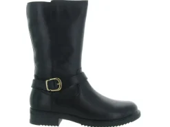 bottines et boots - - junior fille - Cuir - Noir - Bopy