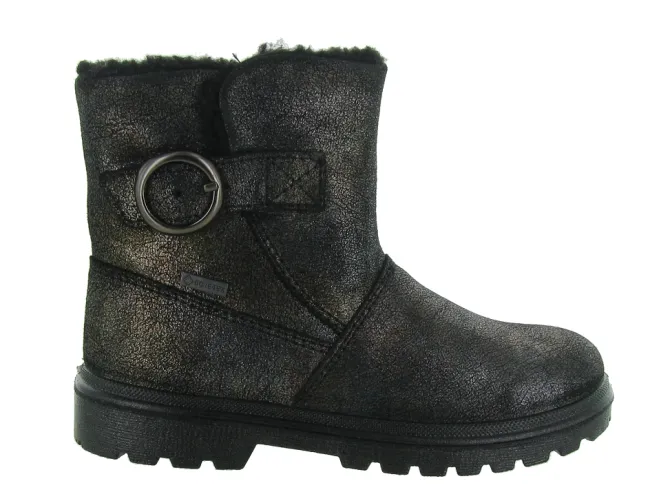 bottines et boots - - junior fille - Cuir - Noir - Superfit