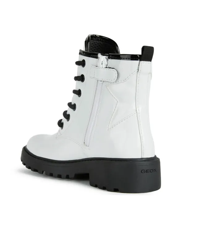 bottines et boots - - junior fille - Synthétique - Blanc - Geox