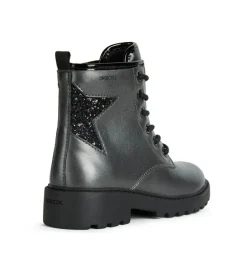 bottines et boots - - junior fille - Synthétique - Argent - Geox