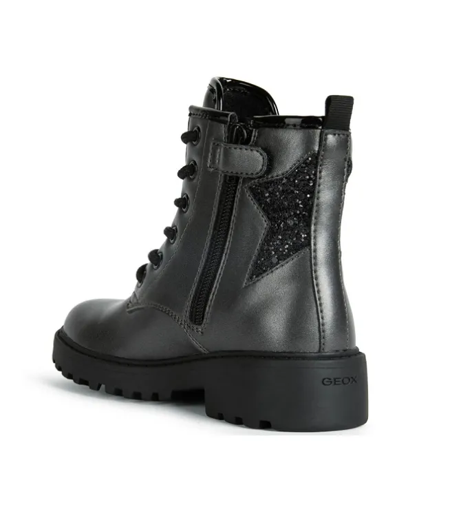 bottines et boots - - junior fille - Synthétique - Argent - Geox