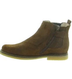 bottines et boots - - junior fille - Cuir - Marron - Acebos