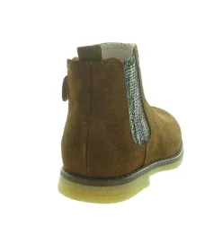 bottines et boots - - junior fille - Cuir - Marron - Acebos