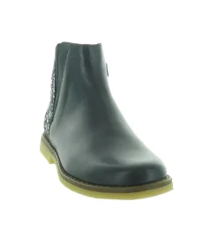 bottines et boots - - junior fille - Cuir - Bleu Marine - Acebos
