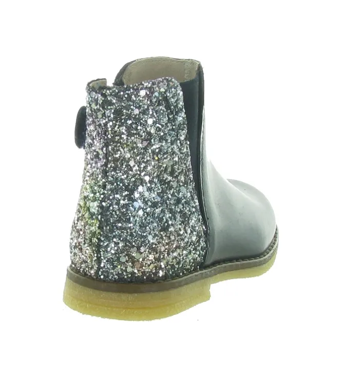 bottines et boots - - junior fille - Cuir - Bleu Marine - Acebos