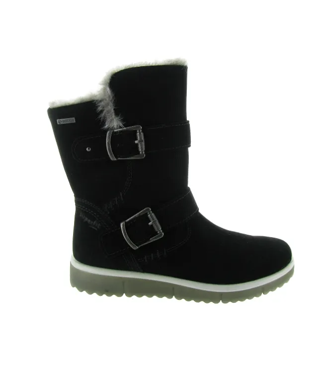 bottines et boots - - junior fille - Cuir - Noir - Superfit