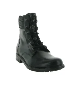 bottines et boots - - junior fille - Cuir - Noir - Bellamy
