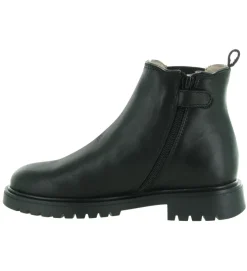 bottines et boots - - junior fille - Cuir - Noir - Acebos