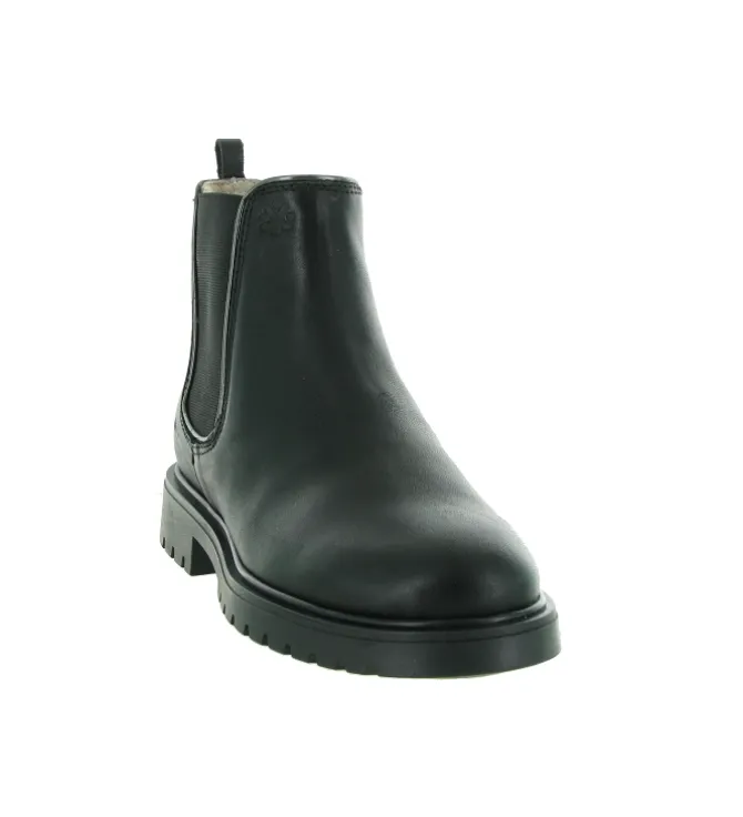bottines et boots - - junior fille - Cuir - Noir - Acebos