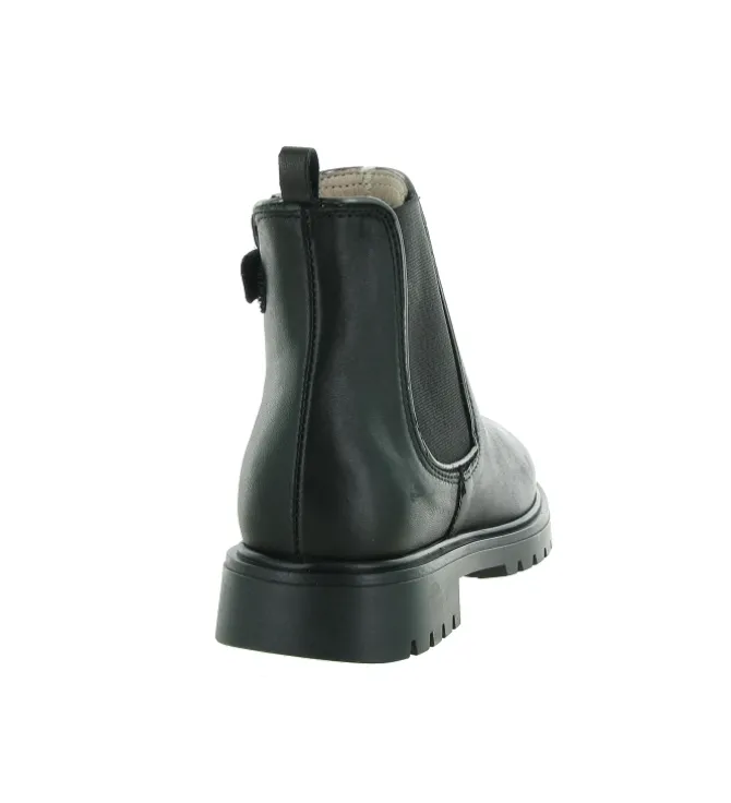 bottines et boots - - junior fille - Cuir - Noir - Acebos