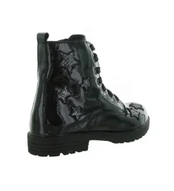 bottines et boots - - junior fille - Cuir - Noir - Golosinas