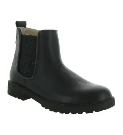 bottines et boots - - junior fille - Cuir - Noir - Golosinas