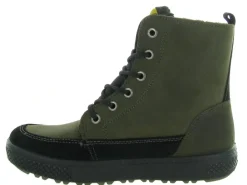 bottines et boots - - junior garcon - Cuir - Kaki - Primigi