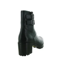 bottines et boots - Motardes - femme - Cuir - Noir - Jo ghost