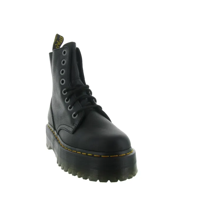 bottines et boots - Motardes - femme - Cuir - Noir - Doc martens