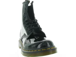 bottines et boots - Motardes - femme - Cuir - Noir - Doc martens