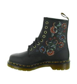 bottines et boots - Motardes - femme - Cuir - Noir - Doc martens