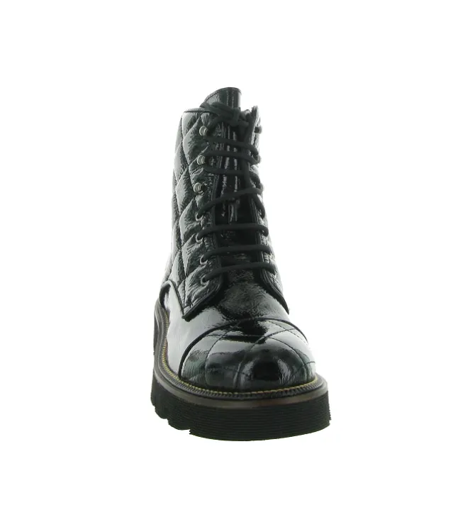 bottines et boots - Motardes - femme - Cuir - Noir - Pons quintana