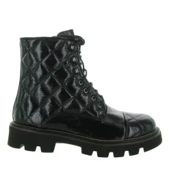 bottines et boots - Motardes - femme - Cuir - Noir - Pons quintana