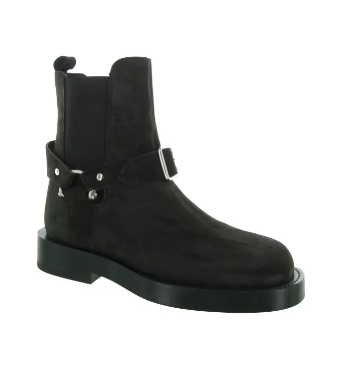 bottines et boots - Motardes - femme - Nubuck - Noir - Alpe