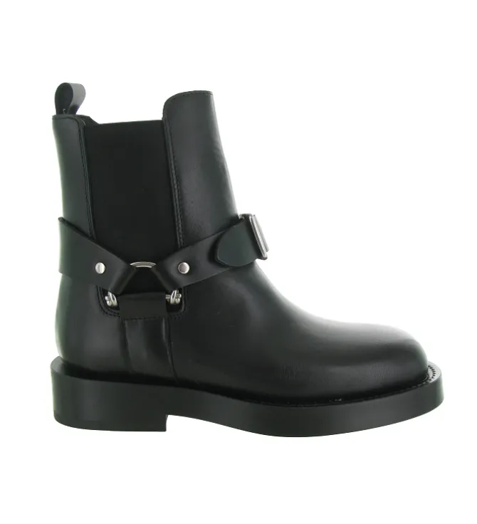 bottines et boots - Motardes - femme - Nubuck - Noir - Alpe