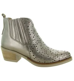 bottines et boots - Santiag - femme - Cuir - Bronze - Minka design