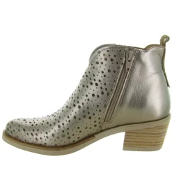 bottines et boots - Santiag - femme - Cuir - Bronze - Minka design