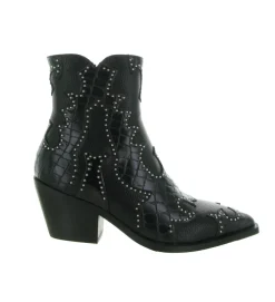 bottines et boots - Santiag - femme - Synthétique - Noir - Noa harmon