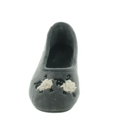 chaussons et pantoufles - Ballerines - femme - Synthétique - Gris - La maison de l espadrille