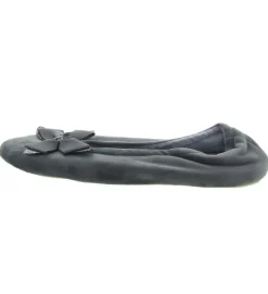 chaussons et pantoufles - Ballerines - femme - Toile - Anthracite - Isotoner