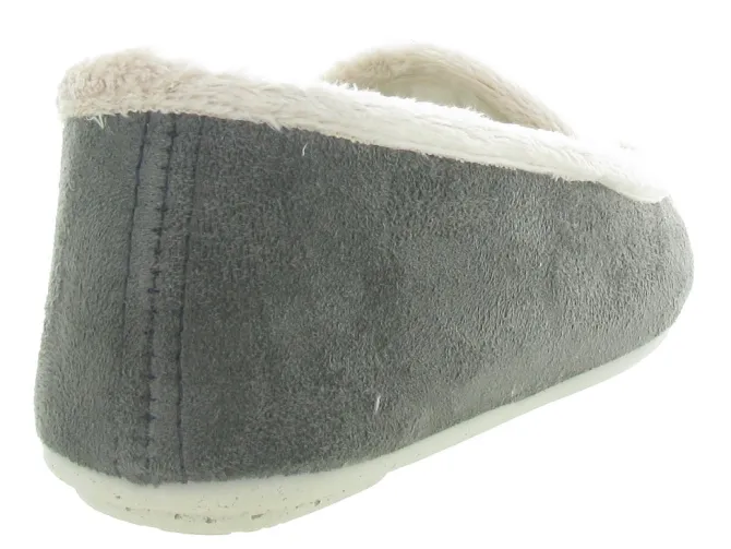 chaussons et pantoufles - Ballerines - femme - Synthétique - Gris - Maison armando