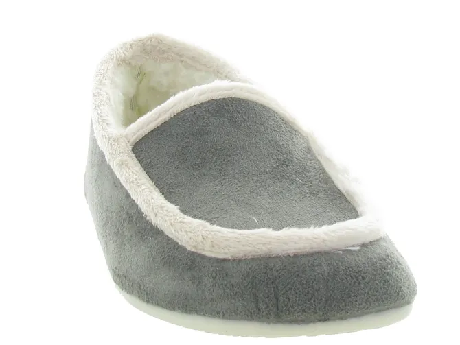 chaussons et pantoufles - Ballerines - femme - Synthétique - Gris - Maison armando
