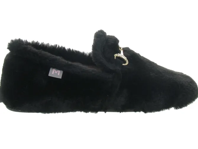 chaussons et pantoufles - Ballerines - femme - Synthétique - Noir - Macarena