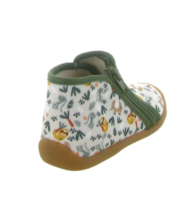 chaussons et pantoufles - - bebe garcon - Toile - Multicolor - Bellamy