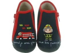 chaussons et pantoufles - - bebe garcon - - Bleu - Bellamy