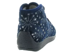 chaussons et pantoufles - - bebe fille - Cuir - Bleu - Bellamy