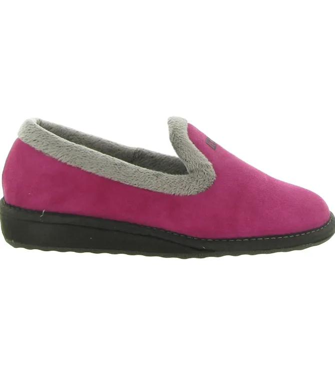 chaussons et pantoufles - Charentaise - femme - Synthétique - Rose - Nordikas