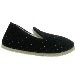 chaussons et pantoufles - Charentaise - femme - Textile - Noir - Rondinaud