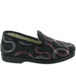 chaussons et pantoufles - Charentaise - femme - Synthétique - Noir - La maison de l espadrille