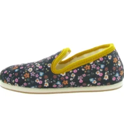 chaussons et pantoufles - Charentaise - femme - Synthétique - Fleurs - Semelflex