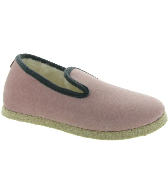 chaussons et pantoufles - Charentaise - femme - Synthétique - Rose - Chausse mouton