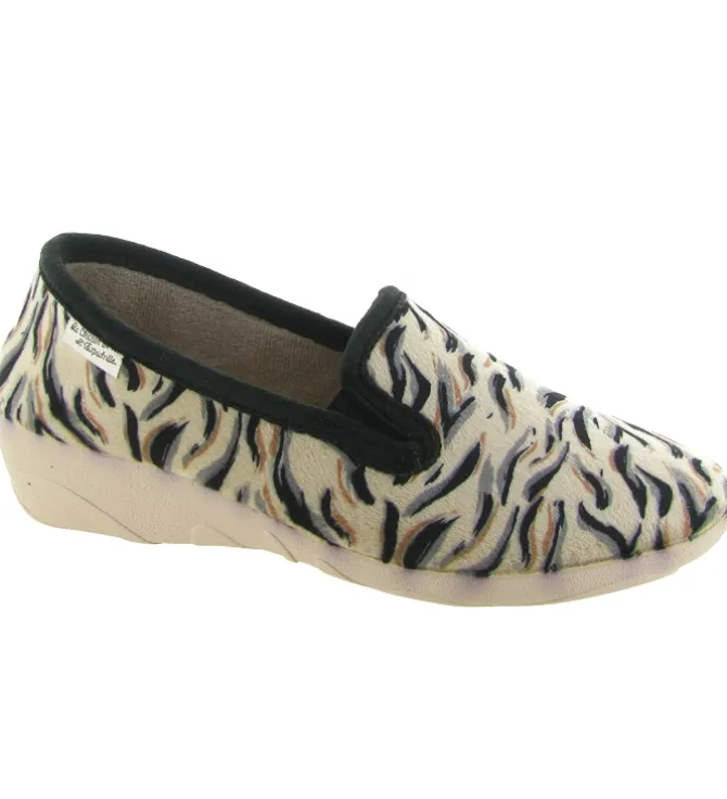 chaussons et pantoufles - Charentaise - femme - Synthétique - Noir - La maison de l espadrille