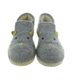 chaussons et pantoufles - Charentaise - femme - Synthétique - Gris - La maison de l espadrille