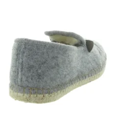chaussons et pantoufles - Charentaise - femme - Synthétique - Gris - La maison de l espadrille