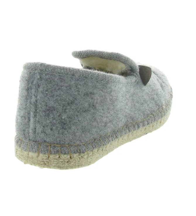 chaussons et pantoufles - Charentaise - femme - Synthétique - Gris - La maison de l espadrille