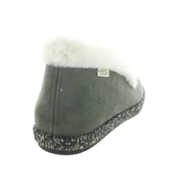 chaussons et pantoufles - Charentaise - femme - Synthétique - Gris - La maison de l espadrille