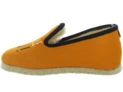 chaussons et pantoufles - Charentaise - femme - Synthétique - Orange - Chausse mouton