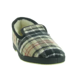 chaussons et pantoufles - Charentaises - homme - Synthétique - Noir - La maison de l espadrille